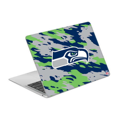 NFL Seattle Seahawks Camou Vinyl Sticker Skin Decal Cover for Apple MacBook Air 13.3" A1932/A2179