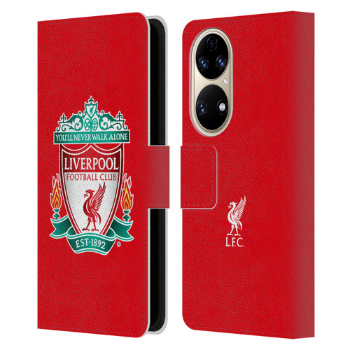 Liverpool Football Club Crest 1 Red 1 Leather Book Wallet Case Cover For Huawei P50