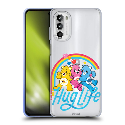 Care Bears Graphics Group Hug Life Soft Gel Case for Motorola Moto G52