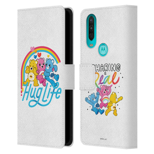Care Bears Graphics Group Hug Life Leather Book Wallet Case Cover For OPPO A54 5G
