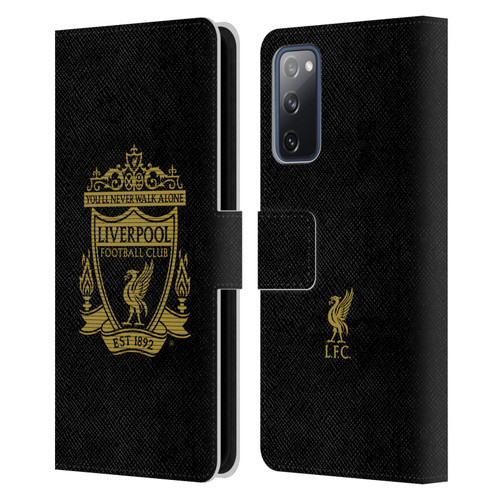 Liverpool Football Club Crest 2 Black 2 Leather Book Wallet Case Cover For Samsung Galaxy S20 FE / 5G