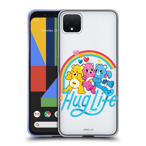 Care Bears Graphics Group Hug Life Soft Gel Case for Google Pixel 4 XL