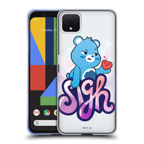 Care Bears Graphics Grumpy Soft Gel Case for Google Pixel 4 XL