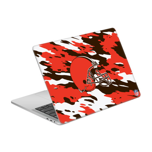 NFL Cleveland Browns Camou Vinyl Sticker Skin Decal Cover for Apple MacBook Pro 13" A2338