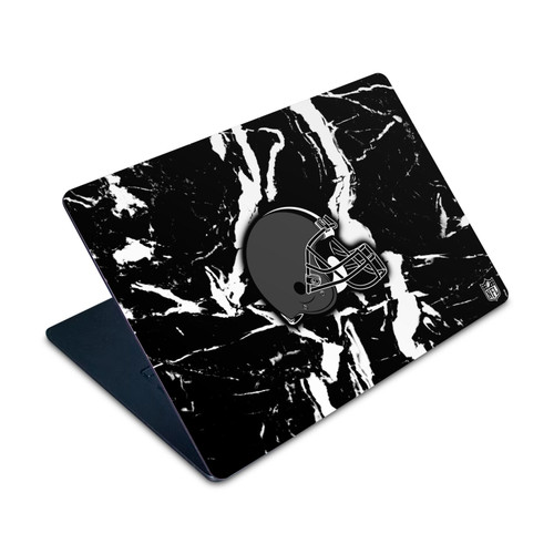 NFL Cleveland Browns Marble Vinyl Sticker Skin Decal Cover for Apple MacBook Air 15" M2 2023 