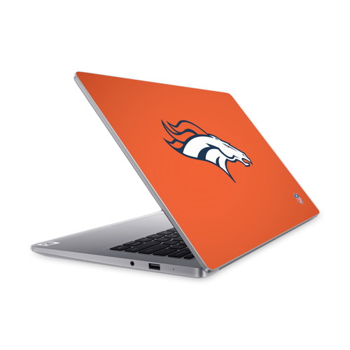 NFL Denver Broncos Plain Vinyl Sticker Skin Decal Cover for Xiaomi Mi NoteBook 14 (2020)