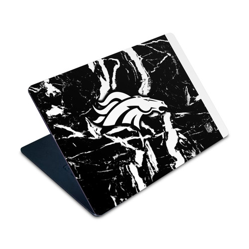 NFL Denver Broncos Marble Vinyl Sticker Skin Decal Cover for Apple MacBook Air 15" M2 2023 