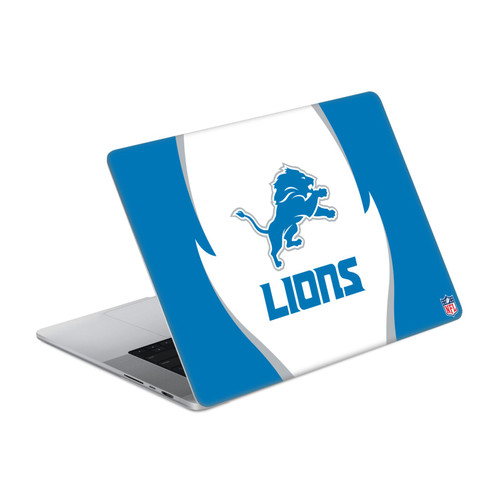 NFL Detroit Lions Side Details Vinyl Sticker Skin Decal Cover for Apple MacBook Pro 16" A2485 / A3428 / A3429
