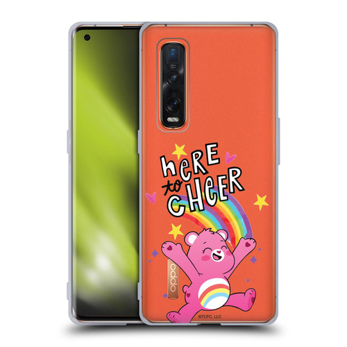 Care Bears Graphics Cheer Soft Gel Case for OPPO Find X2 Pro 5G