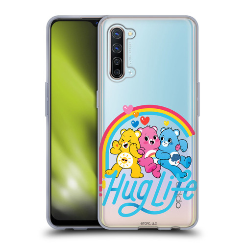 Care Bears Graphics Group Hug Life Soft Gel Case for OPPO Find X2 Lite 5G