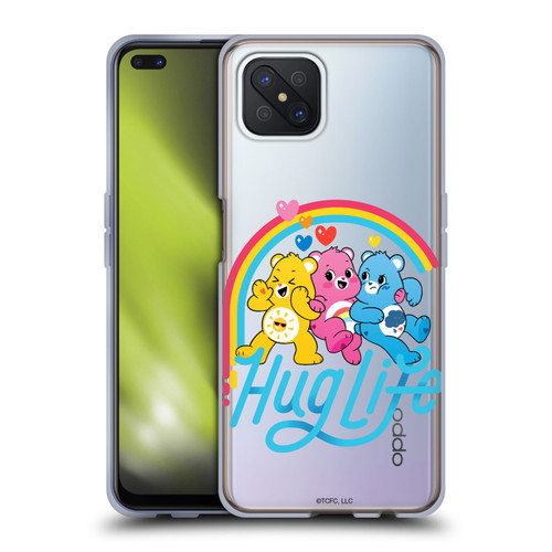 Care Bears Graphics Group Hug Life Soft Gel Case for OPPO Reno4 Z 5G