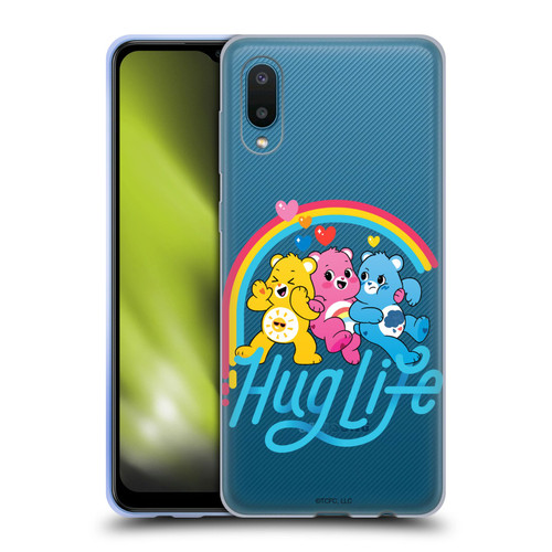 Care Bears Graphics Group Hug Life Soft Gel Case for Samsung Galaxy A02/M02 (2021)
