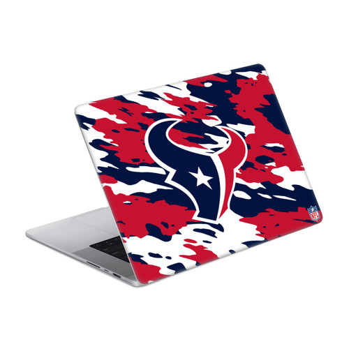 NFL Houston Texans Camou Vinyl Sticker Skin Decal Cover for Apple MacBook Pro 16" A2485 / A3428 / A3429
