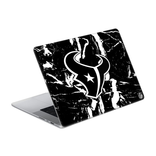 NFL Houston Texans Marble Vinyl Sticker Skin Decal Cover for Apple MacBook Pro 16" A2485 / A3428 / A3429