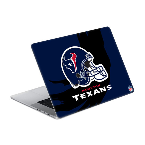 NFL Houston Texans Sweep Stroke Vinyl Sticker Skin Decal Cover for Apple MacBook Pro 16" A2485 / A3428 / A3429