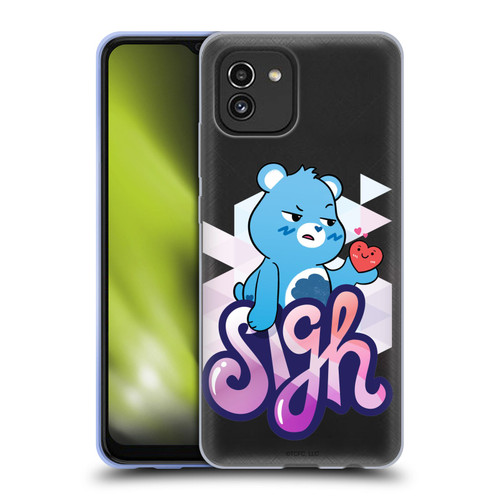 Care Bears Graphics Grumpy Soft Gel Case for Samsung Galaxy A03 (2021)