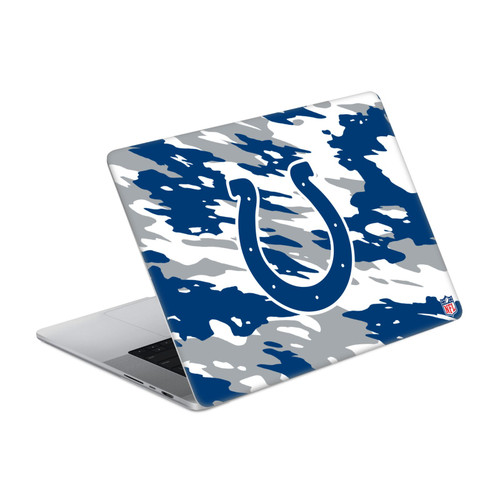 NFL Indianapolis Colts Camou Vinyl Sticker Skin Decal Cover for Apple MacBook Pro 16" A2485 / A3428 / A3429