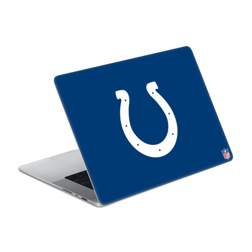 NFL Indianapolis Colts Plain Vinyl Sticker Skin Decal Cover for Apple MacBook Pro 16" A2485 / A3428 / A3429