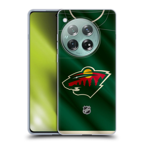NHL Minnesota Wild Jersey Soft Gel Case for OnePlus 12