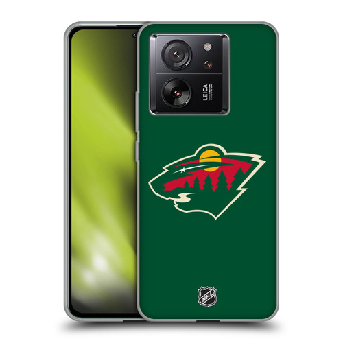 NHL Minnesota Wild Plain Soft Gel Case for Xiaomi 13T 5G / 13T Pro 5G