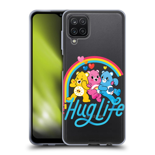 Care Bears Graphics Group Hug Life Soft Gel Case for Samsung Galaxy A12 (2020)