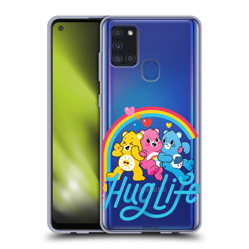Care Bears Graphics Group Hug Life Soft Gel Case for Samsung Galaxy A21s (2020)