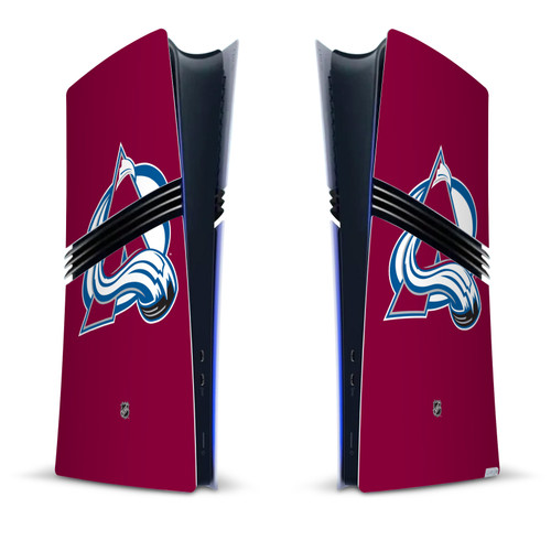 NHL Colorado Avalanche Plain Vinyl Sticker Skin Decal Cover for Sony PS5 Pro Digital Edition Console