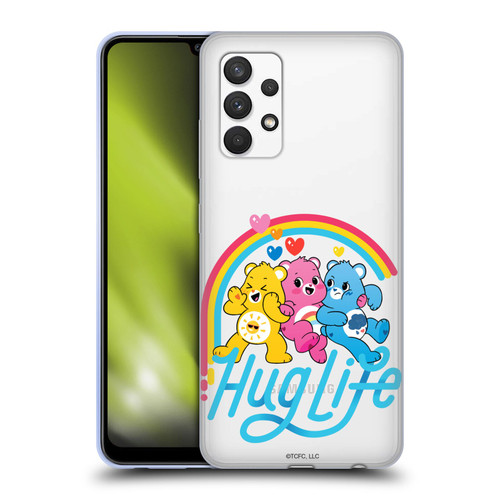 Care Bears Graphics Group Hug Life Soft Gel Case for Samsung Galaxy A32 (2021)