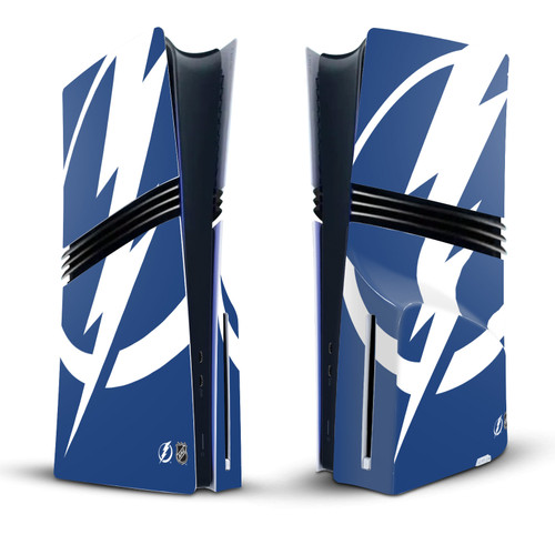 NHL Tampa Bay Lightning Oversized Vinyl Sticker Skin Decal Cover for Sony PS5 Pro Disc Edition Console