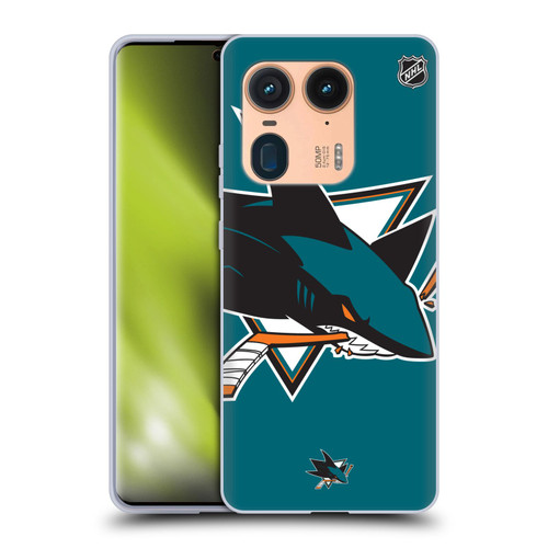 NHL San Jose Sharks Oversized Soft Gel Case for Motorola Edge 50 Ultra/X50 Ultra