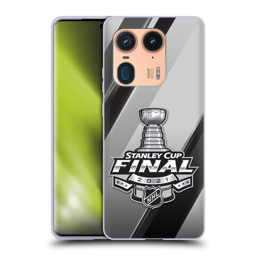 NHL 2021 Stanley Cup Final Stripes 2 Soft Gel Case for Motorola Edge 50 Ultra/X50 Ultra