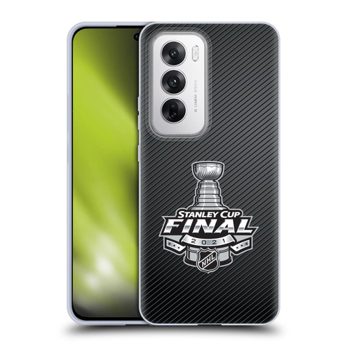 NHL 2021 Stanley Cup Final Stripes Soft Gel Case for OPPO Reno12 5G