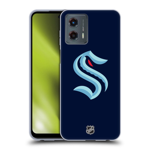 NHL Seattle Kraken Plain Soft Gel Case for Motorola Moto G (2023)