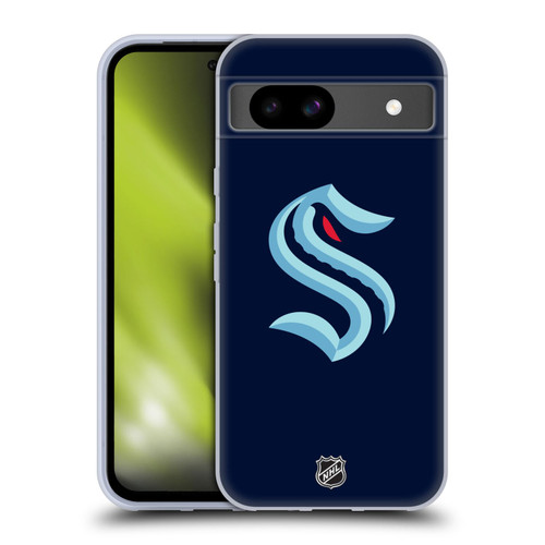 NHL Seattle Kraken Plain Soft Gel Case for Google Pixel 8a
