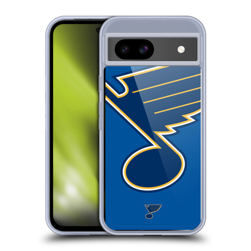 NHL St Louis Blues Oversized Soft Gel Case for Google Pixel 8a