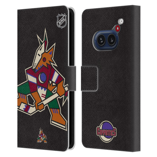 NHL Arizona Coyotes Oversized Leather Book Wallet Case Cover For Nothing Phone (2a)