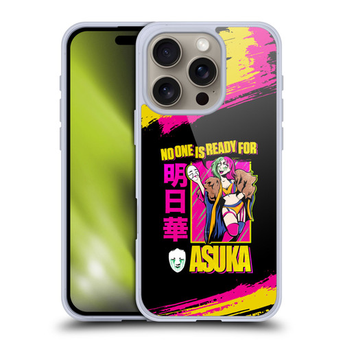 WWE Asuka No One Is Ready Soft Gel Case for Apple iPhone 16 Pro