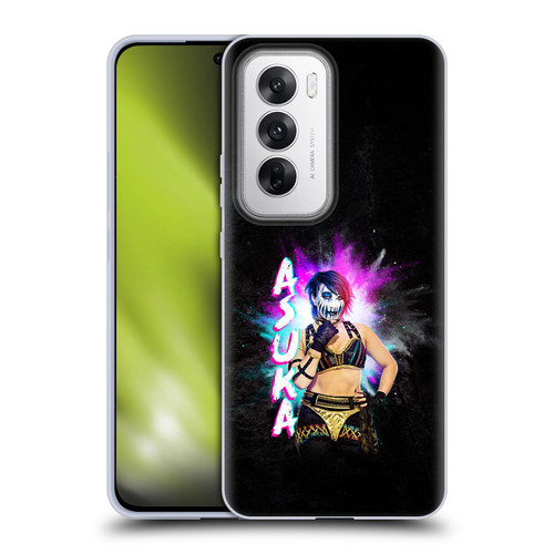 WWE Asuka Black Portrait Soft Gel Case for OPPO Reno12 5G