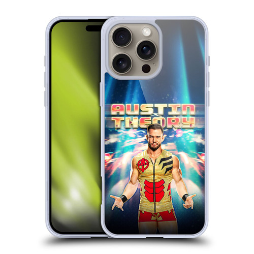 WWE Austin Theory Portrait Soft Gel Case for Apple iPhone 16 Pro Max