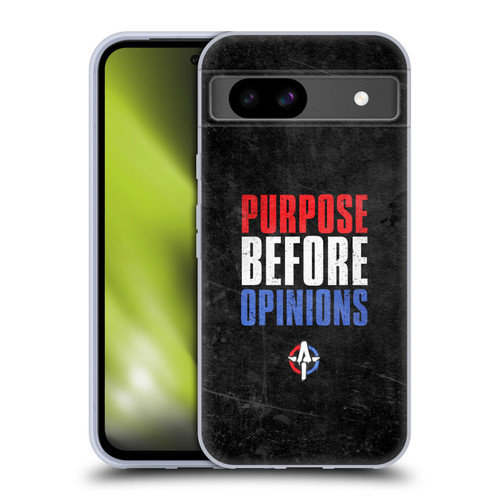 WWE Austin Theory Purpose Before Opinions Soft Gel Case for Google Pixel 8a