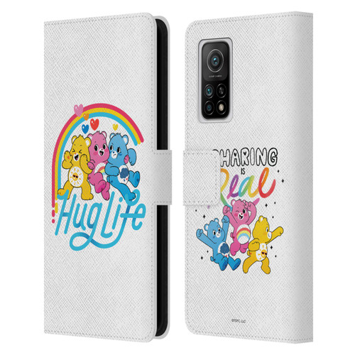Care Bears Graphics Group Hug Life Leather Book Wallet Case Cover For Xiaomi Mi 10T 5G