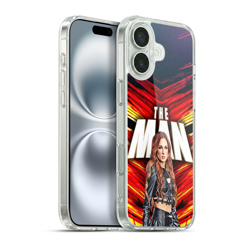 WWE Becky Lynch The Man Soft Gel Case for Apple iPhone 16 Plus & MagSafe