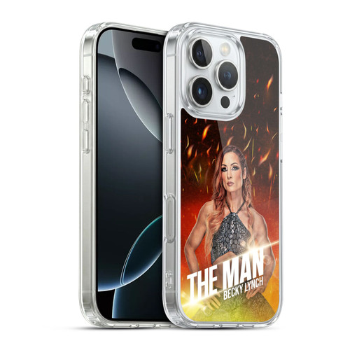 WWE Becky Lynch The Man Portrait Soft Gel Case for Apple iPhone 16 Pro & MagSafe