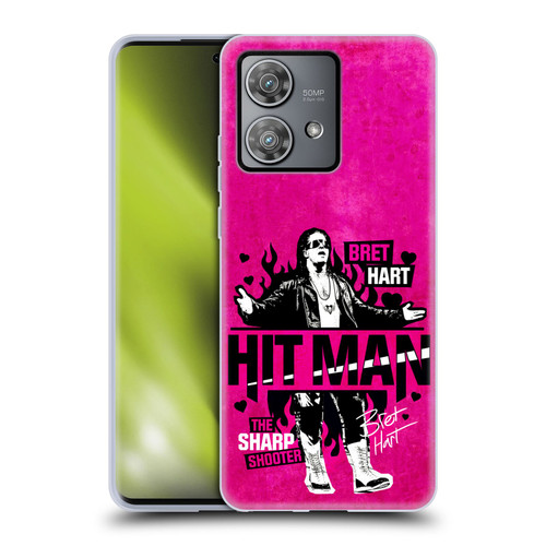 WWE Bret Hart Hitman Soft Gel Case for Motorola Edge 40 Neo 5G