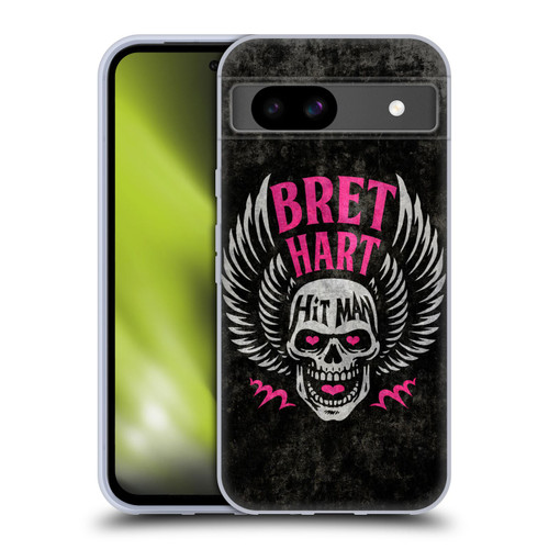 WWE Bret Hart Hitman Skull Soft Gel Case for Google Pixel 8a