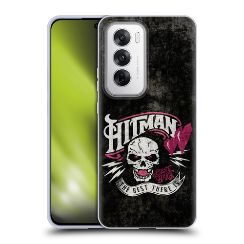 WWE Bret Hart Hitman Logo Soft Gel Case for OPPO Reno12 5G