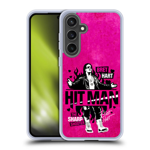 WWE Bret Hart Hitman Soft Gel Case for Samsung Galaxy S24 FE