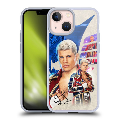 WWE Cody Rhodes Superstar Graphics Soft Gel Case for Apple iPhone 13 Mini & MagSafe