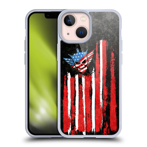 WWE Cody Rhodes Superstar Flag Soft Gel Case for Apple iPhone 13 Mini & MagSafe