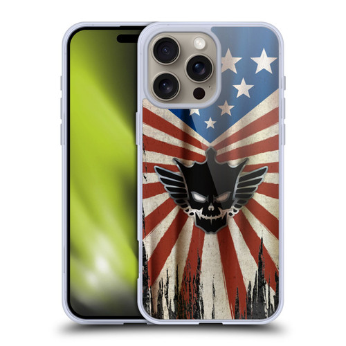 WWE Cody Rhodes Distressed Flag Soft Gel Case for Apple iPhone 16 Pro Max